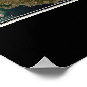 Zwitserse Alpen uit de ruimte Poster (Hoek)