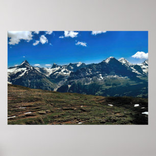 Zwitserse Alpen van Grindelwald Poster