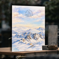 Zwitserse Alpen - Zwitserland Berg | Aquarel