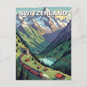 Zwitserse Alpen Zwitserland Reizen Briefkaart