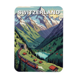 Zwitserse Alpen Zwitserland Reizen Magneet