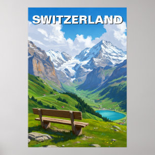 Zwitserse Alpen Zwitserland Reizen Poster