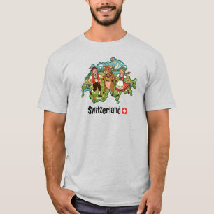 Zwitserse Alpenvolksdans T-shirt