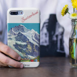 Zwitserse Alps Vintage Reis | Jungfrau Painting Samsung Galaxy Hoesje<br><div class="desc">Zwitserse Alps Vintage Reis | Het schilderen van het jungfrau Retro. Geef het uit om uw eigen naam op mooi handgeschreven doopvont Samsung Galaxy S22 Hoesje toe te voegen. Verander de naam in je eigen naam of in die Zwitserse enthousiast in je leven. U kunt de tekstkleur of de stijl...</div>