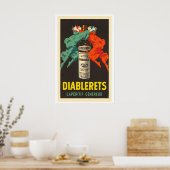 Zwitserse Aperitief Vintage Voedsel&Drank Poster (Keuken)