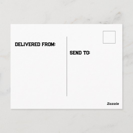 Zwitserse berghond staand in appel kar briefkaart (Achterkant)