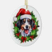 Zwitserse berghondenkrans keramisch ornament (Rechts)