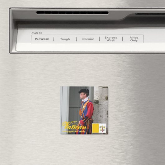 Zwitserse bewaker Vaticaanse stad cool magneet ont (Insitu (Vaatwasser))