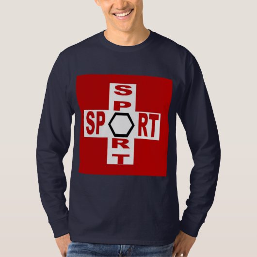 ZWITSERSE Blauwe T-shirt (Voorkant)