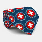 Zwitserse Bondsstaat Stropdas (Opgerold)