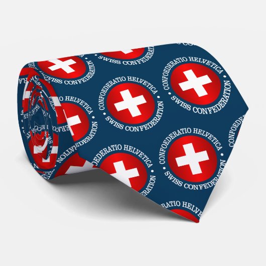 Zwitserse Bondsstaat Stropdas (Opgerold)