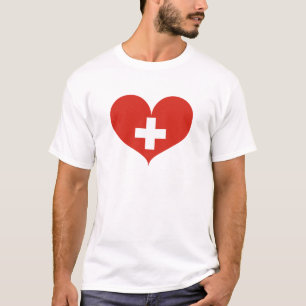 Zwitserse Bondsstaat - vlag Zwitserland T-shirt