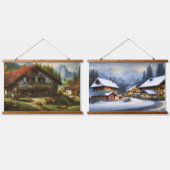 Zwitserse bosbouw hangend wandkleed (Dubbel)