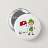 Zwitserse Button (Voorkant /achterkant)