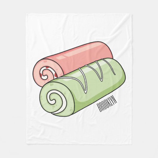 Zwitserse cartoon voor rolkoeken fleece deken (Voorkant)