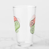 Zwitserse cartoon voor rolkoeken glas (Rechts)