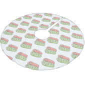 Zwitserse cartoon voor rolkoeken kerstboom rok (Gekanteld)