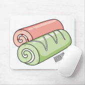 Zwitserse cartoon voor rolkoeken muismat (Met muis)