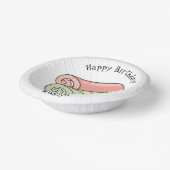 Zwitserse cartoon voor rolkoeken papieren kommen (Gebogen)