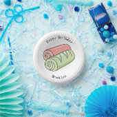 Zwitserse cartoon voor rolkoeken papieren kommen (Feest)