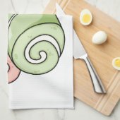 Zwitserse cartoon voor rolkoeken theedoek (Quarter Fold)