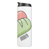 Zwitserse cartoon voor rolkoeken thermosbeker (Geroteerd rechts)