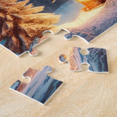 Zwitserse Chalet Sterrenalpen Hut Legpuzzel (Zijkant)