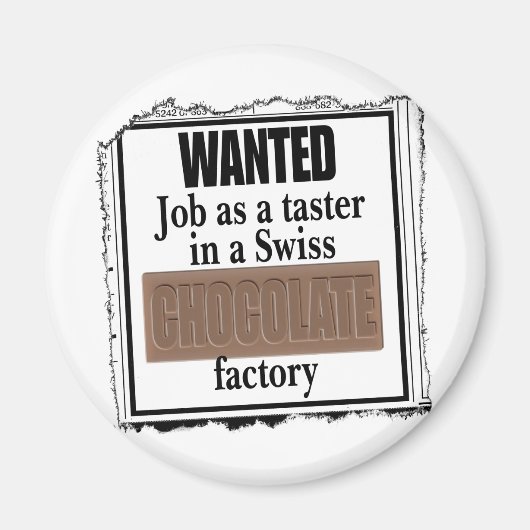 Zwitserse chocolade magneet (Voorkant)