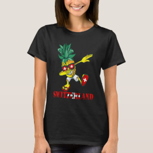 Zwitserse Dabbing Pineapple Zwitserse Pride T-shirt