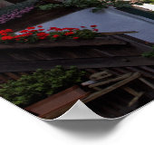 Zwitserse dorpsprint, waardeposter papier (mat) poster (Hoek)