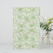 Zwitserse Edelweiss Alpine Flowers Stationery Briefpapier (Staand voorkant)
