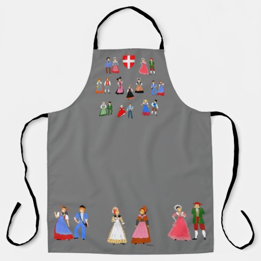 Zwitserse folklore schort (Voorkant)