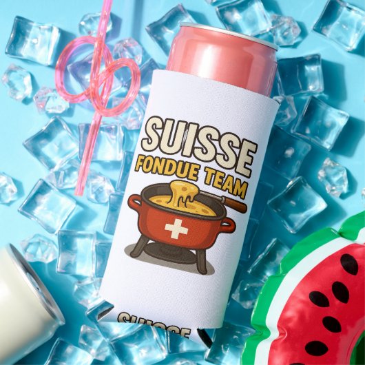 Zwitserse Fondue Team Seltzer Blikjeskoeler (Insitu Zomer)