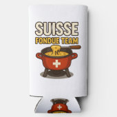 Zwitserse Fondue Team Seltzer Blikjeskoeler (Achterkant)