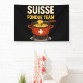 Zwitserse fondue team spandoek (Insitu)
