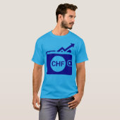 Zwitserse Frank CHF-valutaportemonnee-icon T-shirt (Voorkant volledig)