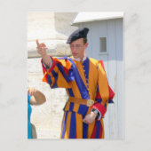 Zwitserse Garde Briefkaart (Voorkant)