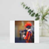 Zwitserse Garde Briefkaart (Staand voorkant)