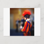 Zwitserse Garde Briefkaart (Voorkant)