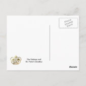 Zwitserse Garde in uniform ontworpen door Michelan Briefkaart (Achterkant)