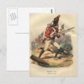 Zwitserse Grenadier Briefkaart (Voorkant / Achterkant)