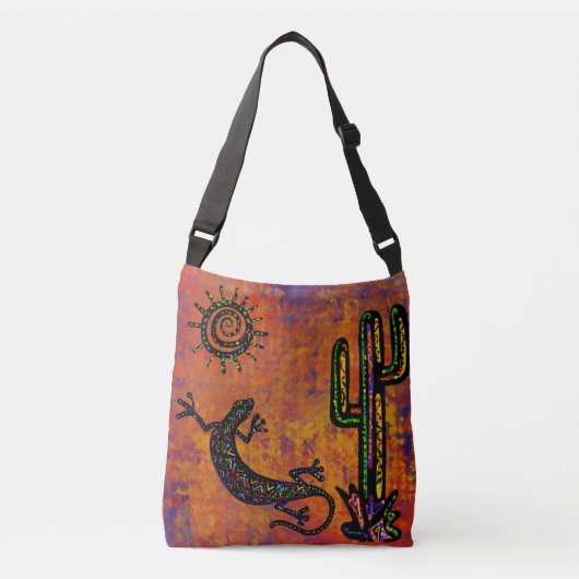 ZWITSERSE HAGEDIS KUNST CROSSBODY TAS (Voorkant)