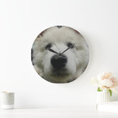 Zwitserse Herder Hond Muur Klok – Full Face Dog (Huis)