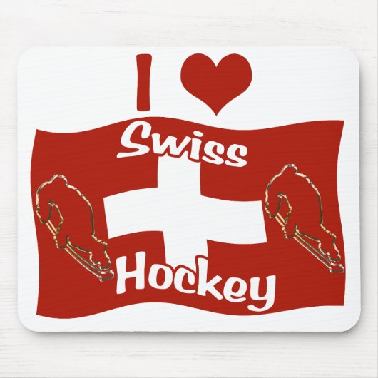Zwitserse Hockey Muismat (Voorkant)