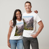 Zwitserse hotel in de Alpen (1900) T-shirt (Unisex)