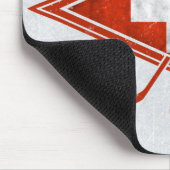 Zwitserse ijshockey Flag Zwitserland Muismat (Hoek)