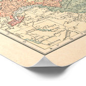 Zwitserse  kaart 1923 — Afdruk kaart Poster (Hoek)