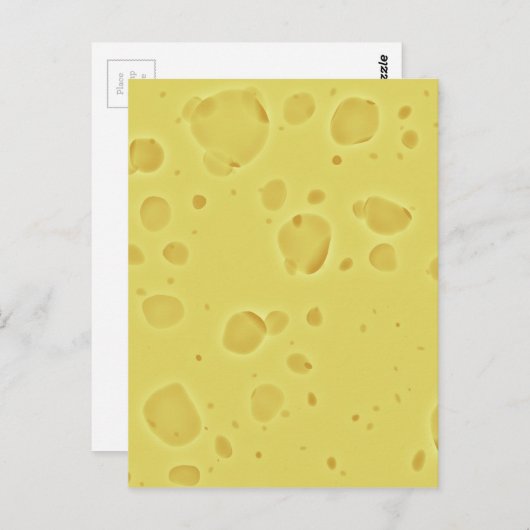 Zwitserse kaas briefkaart (Voorkant / Achterkant)