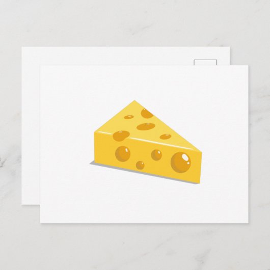 Zwitserse kaas briefkaart (Voorkant / Achterkant)