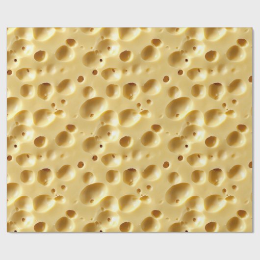 Zwitserse kaas cadeaupapier (Vlak)